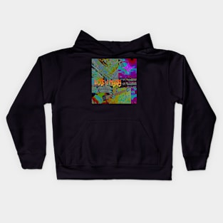 Blacklight Collage Kids Hoodie